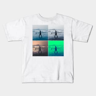 Surf's up in colour Kids T-Shirt